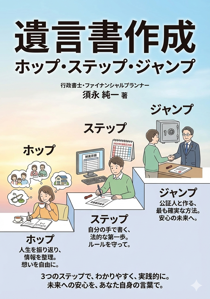 遺言書作成　ホップ・ステップ・ジャンプ